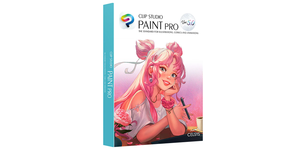 Clip Studio Paint Pro v5 box