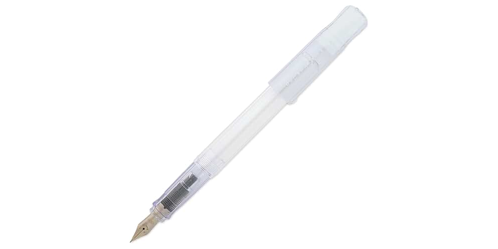 A clear fountain pen