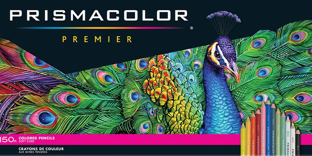 Top box design of a Prismacolor Premier colored pencils set